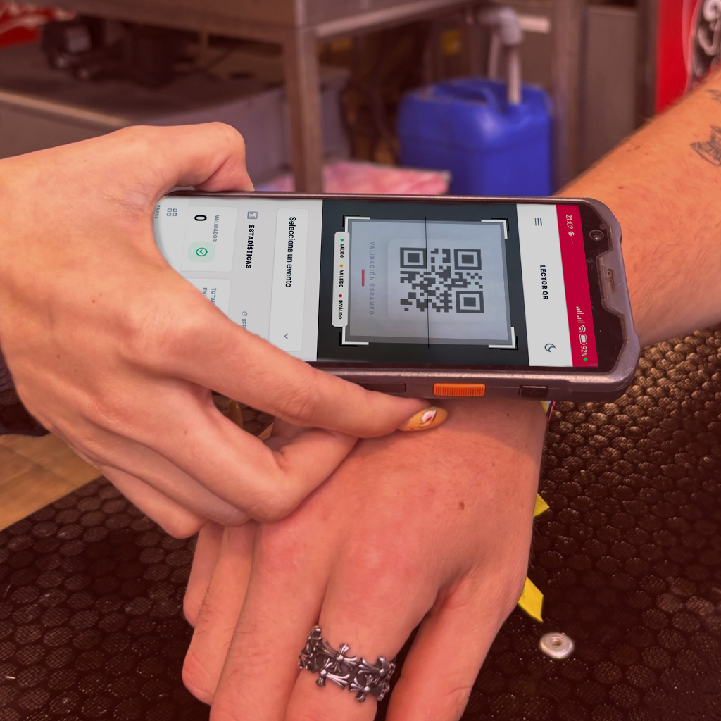 Lector QR Integrado